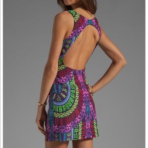 Mara Hoffman open back mini dress